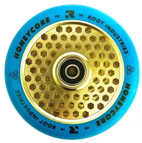 Kolečko Root Honeycore Limited 110 Gold Blue