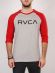 RVCA T-shirt Big RVCA Red Grey