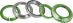 Striker Integrated Headset Green