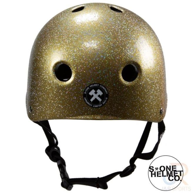 S-One Lifer Helmet Double Gold Glitter