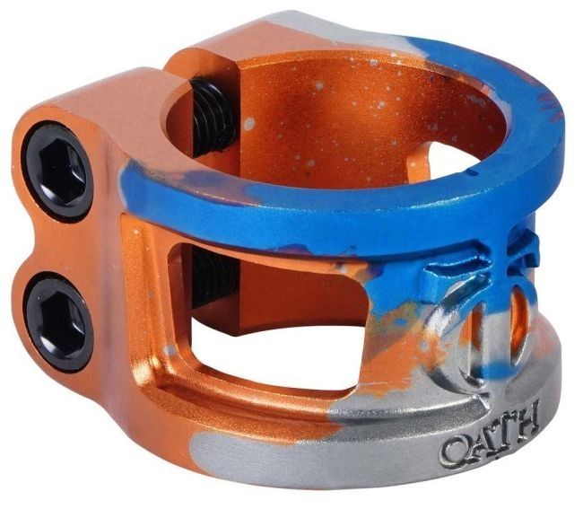 Objímka Oath Cage V2 Orange Blue Titanium