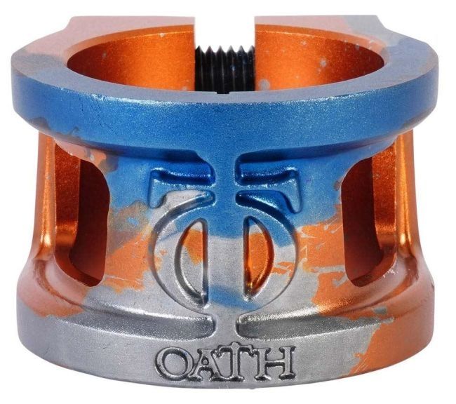 Objímka Oath Cage V2 Orange Blue Titanium