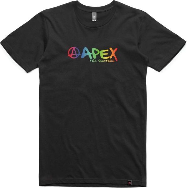 Tričko Apex Rainbow Black