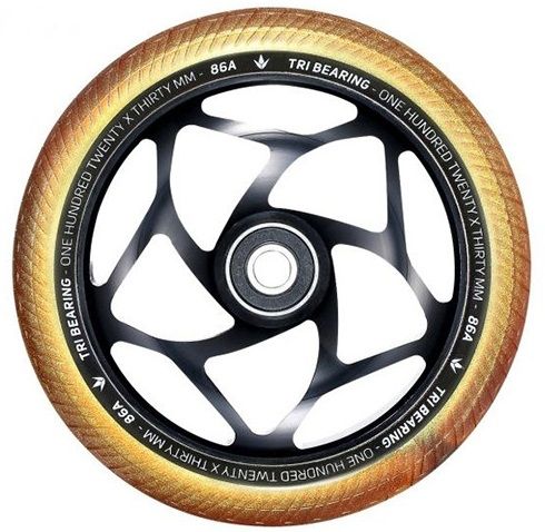 Kolečko Blunt Tri Bearing 120 Gold Black