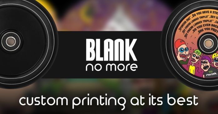 Kolečko BLANK No More 110 x Damn, he just backlipped