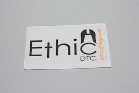 Ethic type sticker