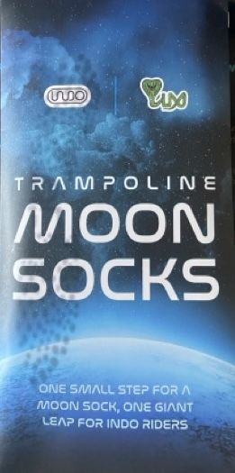 Indo Pro V2 Trampoline Scooter Blue + Moonsocks