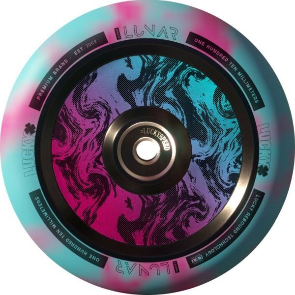 Kolečko Lucky Lunar Hollow 110 Rush Pink Blue Swirl