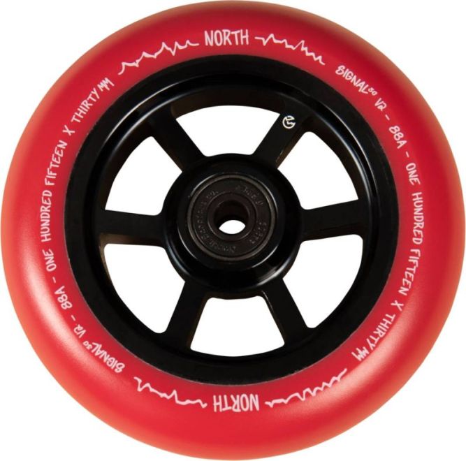 Kolečko North Signal V2 110 Red Black