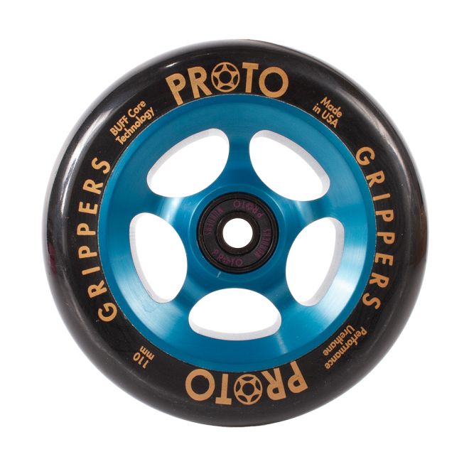 Kolečko PROTO Gripper 110 Black on Blue