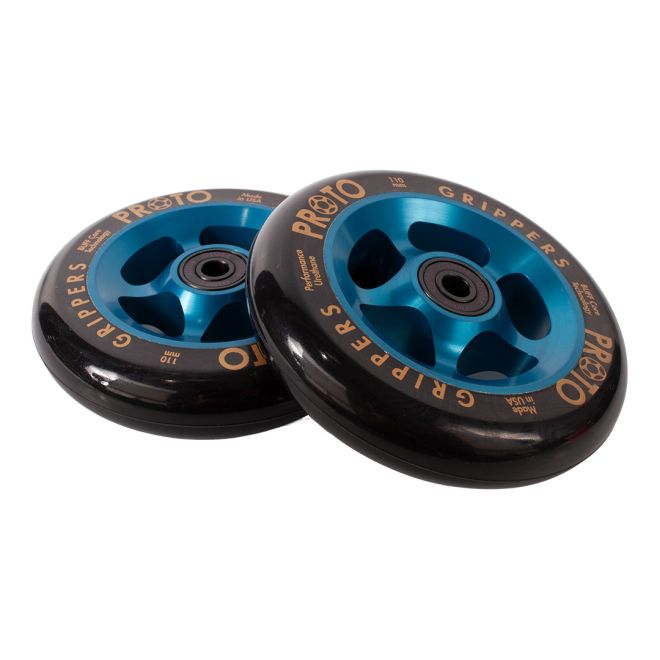 Kolečko PROTO Gripper 110 Black on Blue