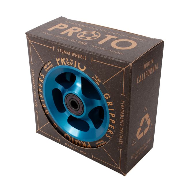 Kolečko PROTO Gripper 110 Black on Blue