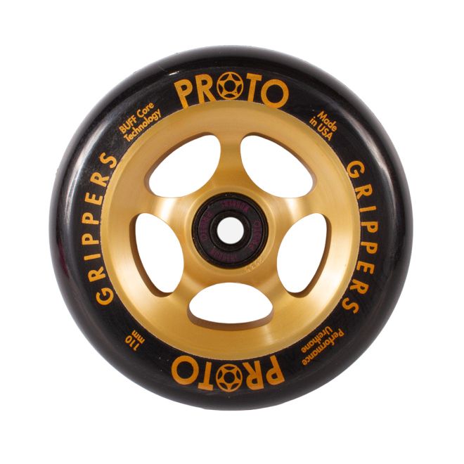 Kolečko PROTO Gripper 110 Black on Gold