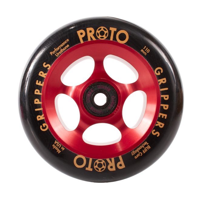 Kolečko PROTO Gripper 110 Black on Red