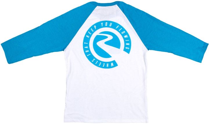 Tričko River Classic Logo 3/4 Sleeve White